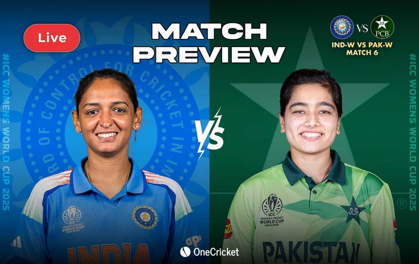 IND-W vs PAK-W live updates: Women's World Cup match score, live streaming, toss update, highlights